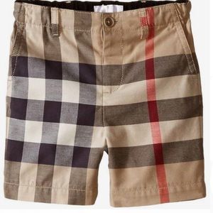 Burberry boys military shorts